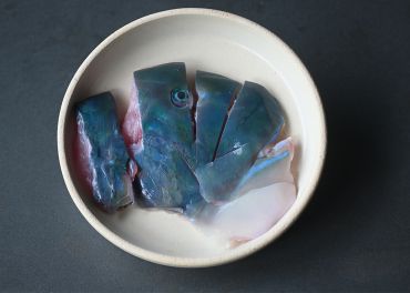 綠石老魚 魚頭含下巴