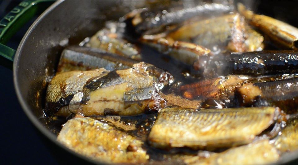 方便魚介類的保存食 佃煮 新合發鯖魚