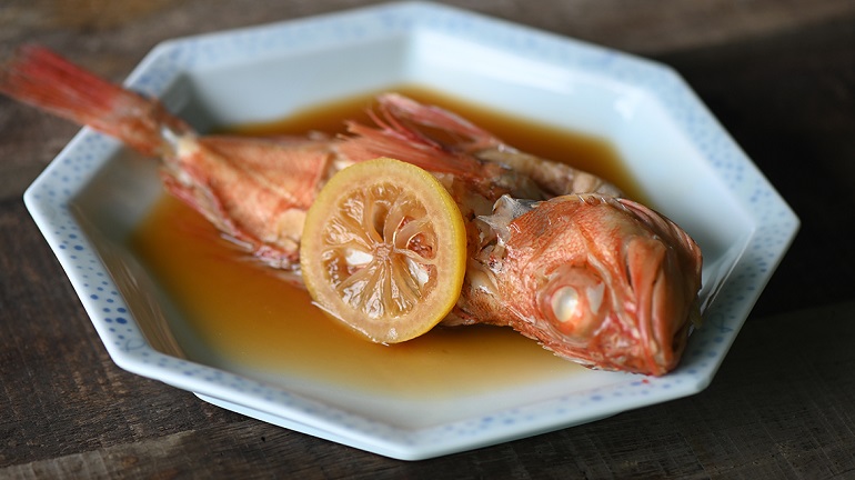 檸檬醬油煮石狗公魚
