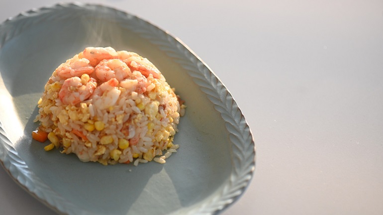 火燒蝦仁蛋炒飯