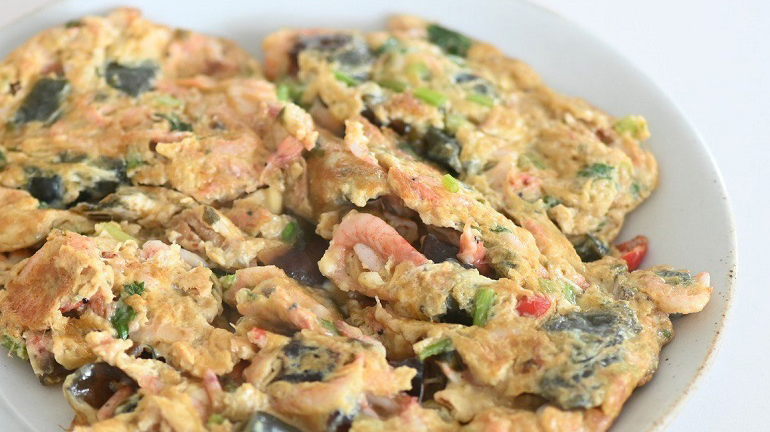 皮蛋尬生櫻花蝦