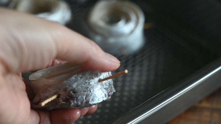 如果換成白帶魚卷要怎麼煎？