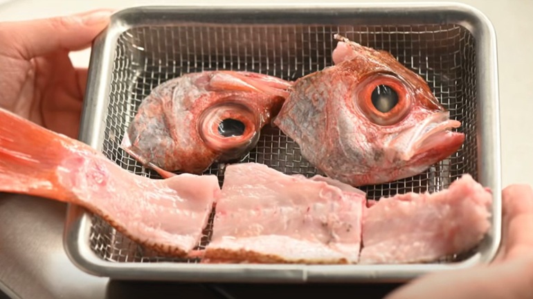 紅喉不便宜，當然連魚頭、魚骨都不能放過！