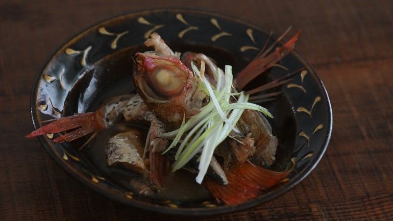 日式荒煮魚肉骨