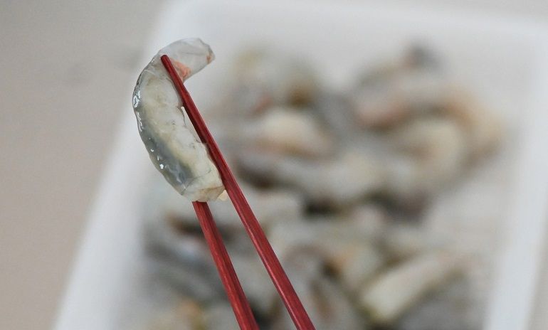 這個綠色的是「蝦膏」！