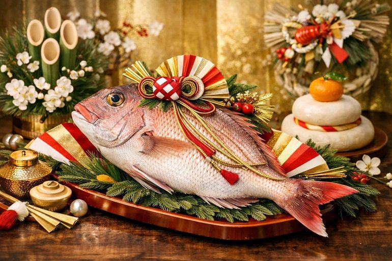 祝你有個「めで鯛（吉祥）」的一年