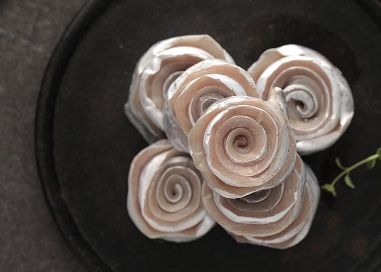 新年開春就送上白帶魚卷花