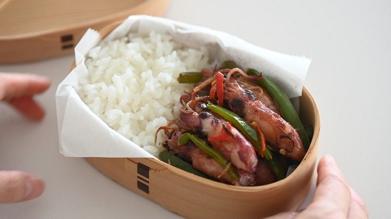 小卷炒青椒冷便當也很好吃